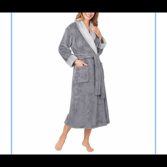 Carole Hochman ladies soft plush long warm Robe - Picture 2 of 12